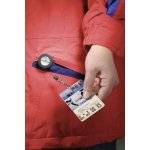 Durable 8221 58 Name Tag Holder With Karabiner Charcoal